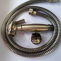 Набор лейка для биде,шланг,держатель бронза Kasier HS-335