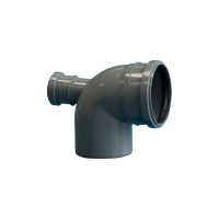 Отвод D110/50 90° нижний