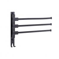 Полотенцедержатель Рога-3 черный Accoona A11609-3