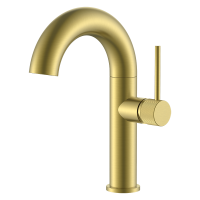 Смеситель раковины матовое золото Elghansa 1647181-MattGold