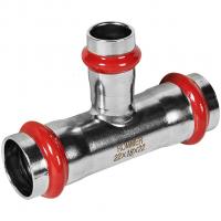 Пресс тройник D22x18x22 Rommer нержавеющая сталь