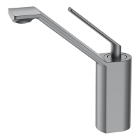 Смеситель раковины оружейная сталь Elghansa 16Н3301-Gun