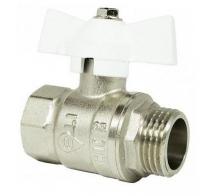 Кран шаровый Sti 1/2 вн-нар бабочка