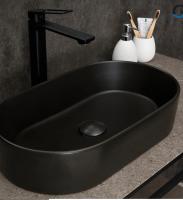Раковина 525 накладная Gid черный графит N9020B