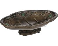 Мыльница настольная бронза G88-75
