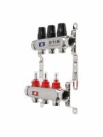 Коллекторная группа Tim 3 выхода с расходомерами