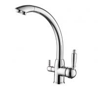 Смеситель кухни с фильтром хром Accoona А5179-7