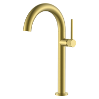 Смеситель раковины матовое золото Elghansa 16Н3781-MattGold