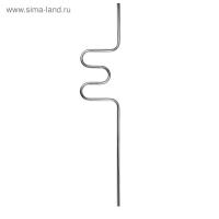 Полотенцесушитель с отводом и полкой  в2300 в50 д50 1"