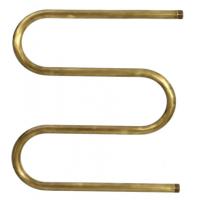 Полотенцесушитель М -образный с полочкой в50 д50 1" цвет бронза