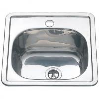 Мойка 380 врезная квадратная 0,8мм