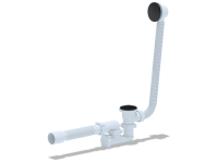 Обвязка для ванны черная 1 1/2 автомат ЕС255BL