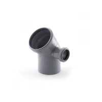 Отвод D110/50 45° правый