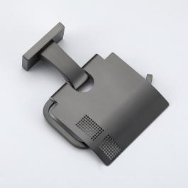 Бумагодержатель с крышкой Gappo оружейная сталь