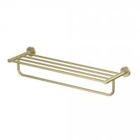 Полка для полотенец матовое золото Aquatek AQ4115BG