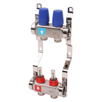 Коллекторная группа Mvi 2 выхода с расходомерами