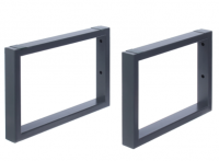 Кронштейн для столешниц П-образный черный 