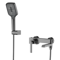 Смеситель ванны оружейная сталь Elghansa 2313301-Gun