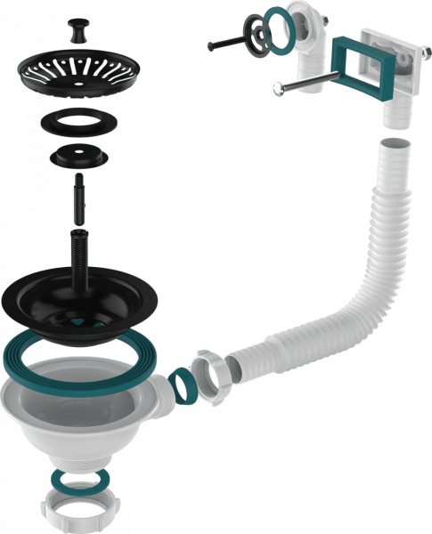 Выпуск 3,5 черный с универсальным переливом NV385-40-MR