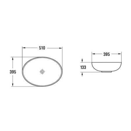 Раковина 520 накладная Comforty мраморная матовая N78166MWY-2