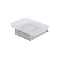 Мыльница стеклянная хром Cezares SLIDER-SODS-01