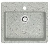 Мойка 570 кварц светло серый 