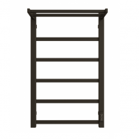 Полотенцесушитель В80*Ш50 электрический лесенка черный матовый