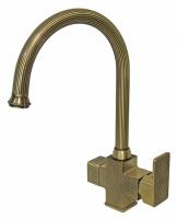 Смеситель кухни с фильтром бронза Zorg A52KF-BR