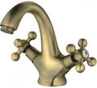 Смеситель раковины бронза Accoona A9071C