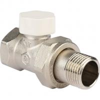 Клапан запорный Stout прямой D15 для радиатора