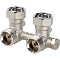 Узел нижнего подключения угловой 1-трубный Stout