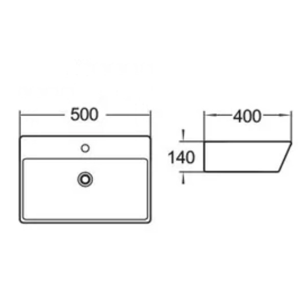 Раковина 50 подвесная Comforty 9055RA-50