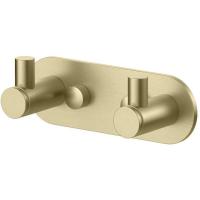 Крючок двойной матовое золото Aquatek AQ4102BG