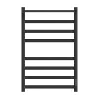 Полотенцесушитель В80*Ш50 электрический лесенка с полкой черный PN83858РВ