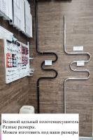 Полотенцесушитель с отводом 50*40*2500 ЧЕРНЫЙ матовый