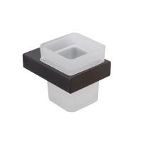 Стакан на держателеCezares оружейная сталь SLIDER-TUMS-GM 