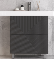 Тумба 60 см под столешницу серая 