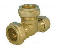 Тройник обжим под медь 18*15*18