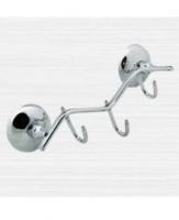 Крючки - 3 на трубке хром Змейка 2582-3