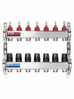 Коллекторная группа Tim 7 выходов с расходомерами