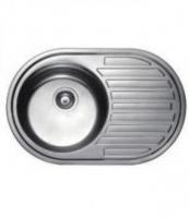 Мойка 770 врезная овальная правая 0,8мм