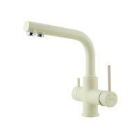 Смеситель кухни с фильтром белый Lemark LM3061PJC