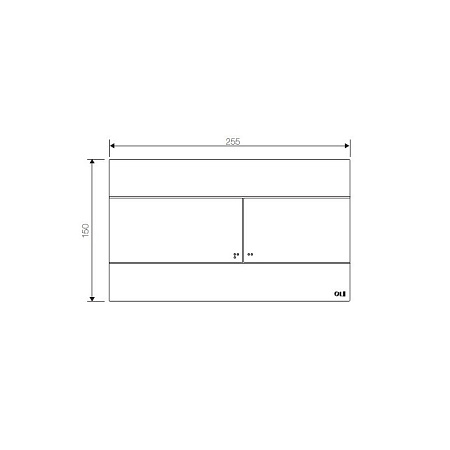 Кнопка хром Oli Slim 659044 Португалия