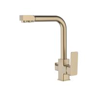 Смеситель кухни с фильтром матовое золото Accoоna A51126AW