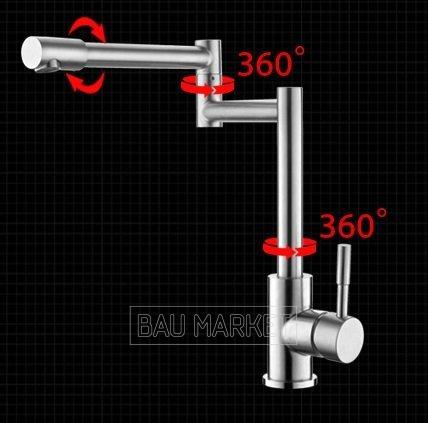 Смеситель кухни сатин Ledeme L74005
