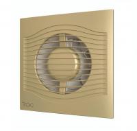 Электрический вентилятор Era бежевый с обратным клапаном 150*150 D100