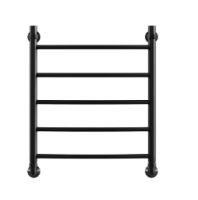 Полотенцесушитель в60*д40 черный лесенка нижнее подключение