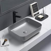 Раковина 500 серая матовая накладная VBS101MG