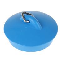 Пробка для ванны 1- 1/2  синяя без цепочки