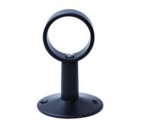 Кронштейн 1 не разъемный для полотенцесушителя черный